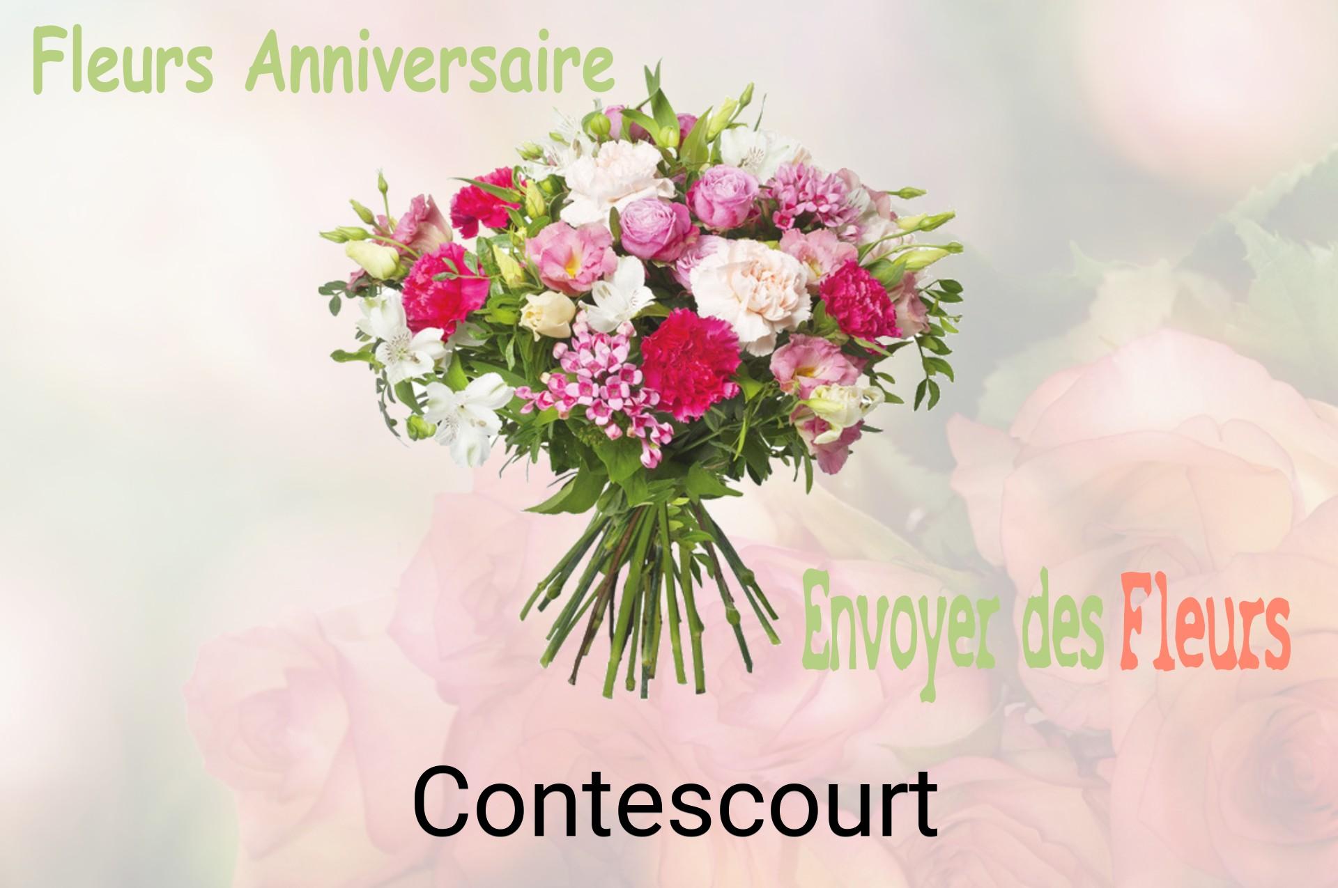Bouquet de fleurs d’anniversaire livré à Contescourt